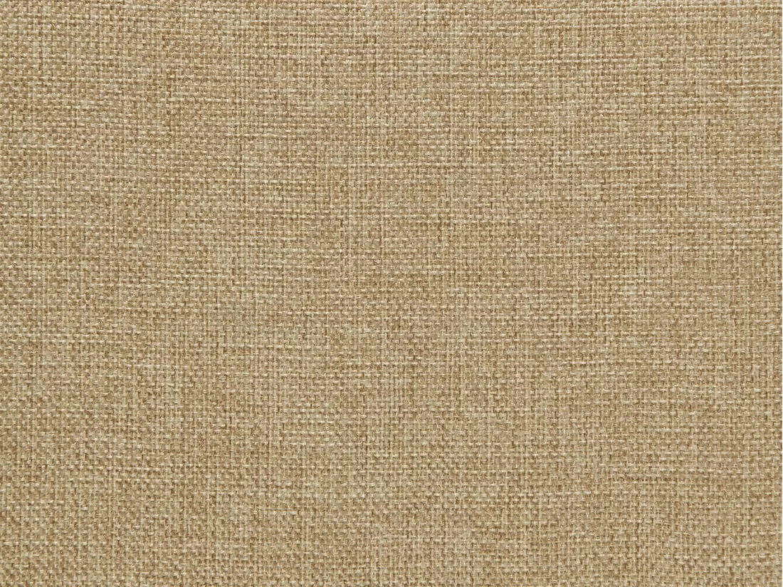 Lit 90 x 190 cm avec tête de lit capitonnée - Tissu - Beige + Matelas - ROMEO