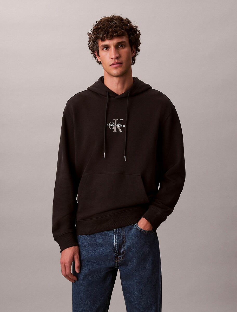 CALVIN KLEIN JEANS<br>Moletom com capuz e logo