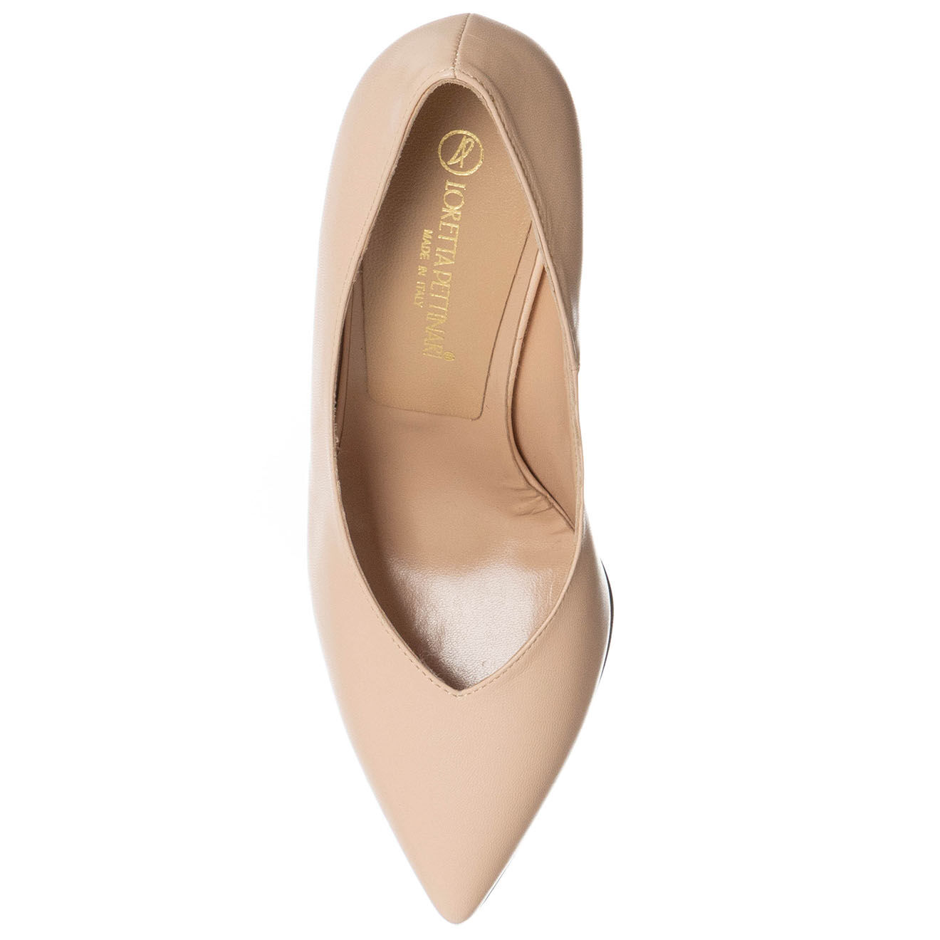 Loretta Pettinari Escarpins en Cuir Mina roses - Talon 7 cm