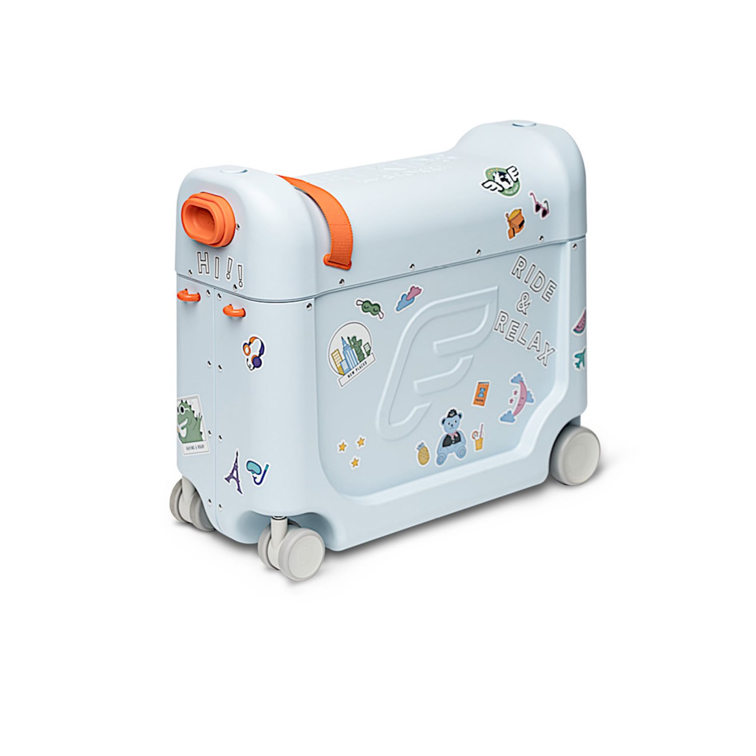 JetKids by Stokke BedBox Kindertrolley blue sky