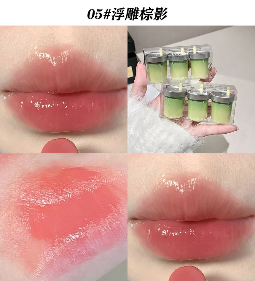 Cappuvini - Garden Season Straw Cup Glossy Lipstick - 6 kleuren