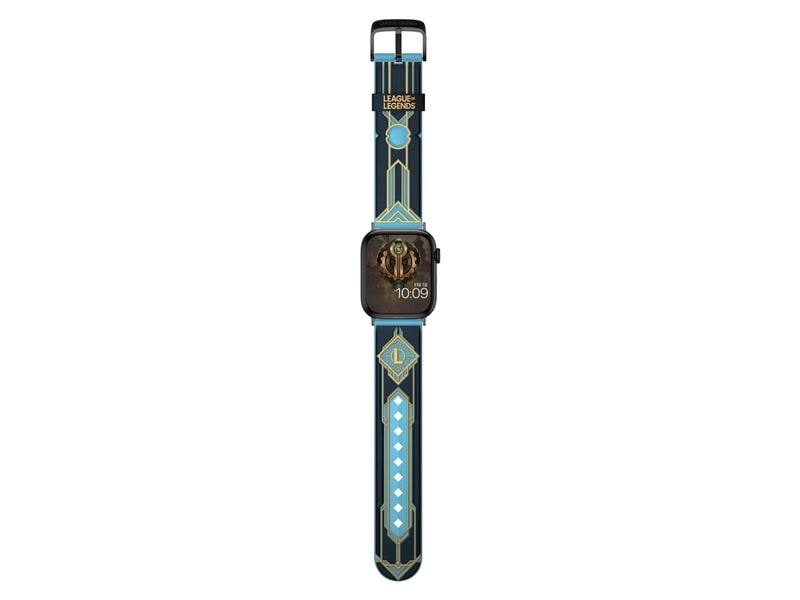 Moby Fox Armband Smartwatch League of Legends 3D Hextech Ma Offiziell lizenziertes Armband aus hochwertigem Silikon