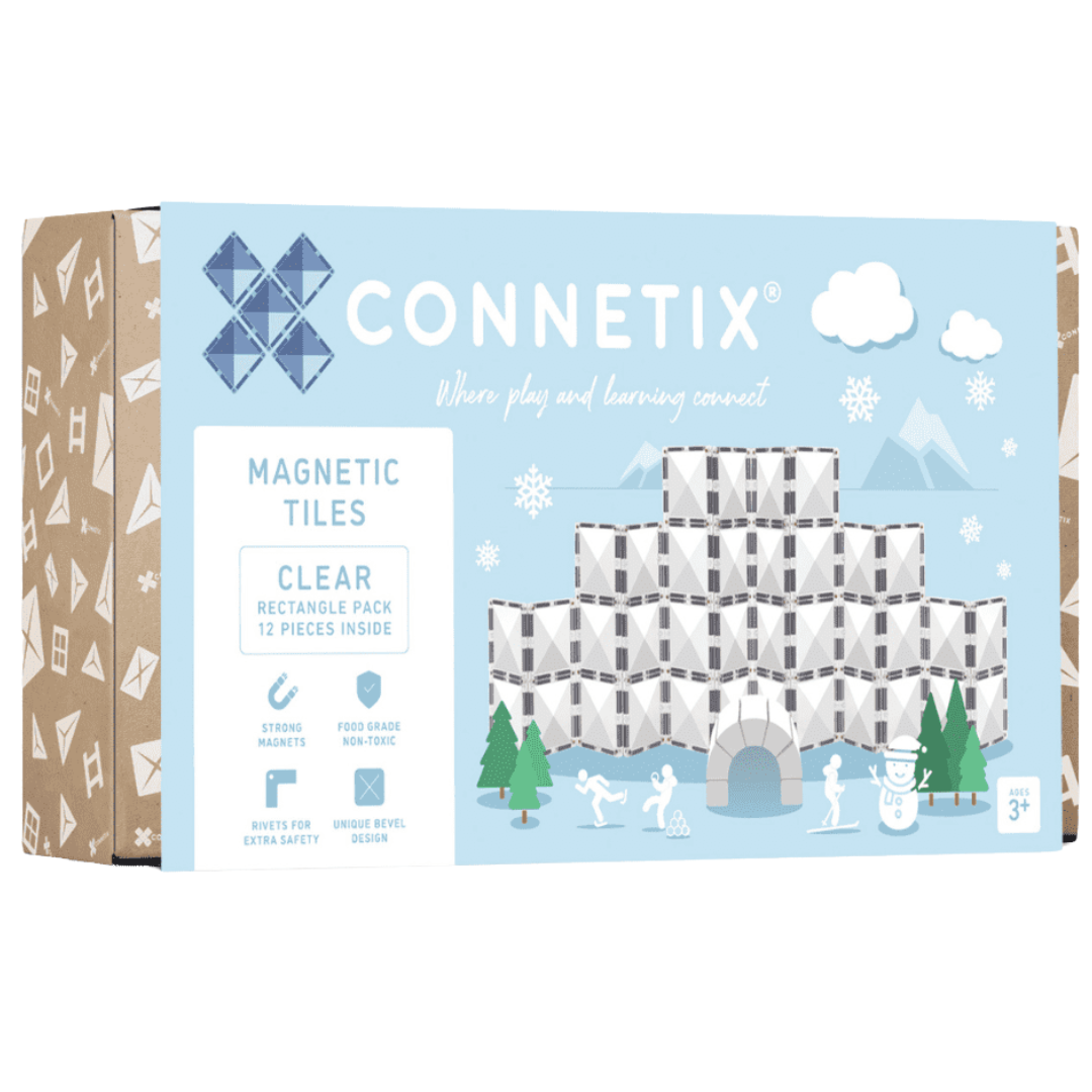 Connetix magnetische tegel rectangle clear 12st