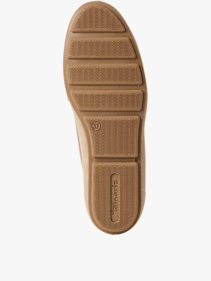 Leren Instappers - beige