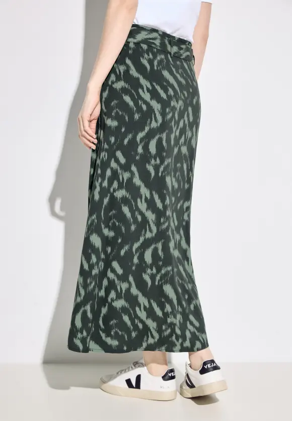 Viskose Print Rock - strong khaki