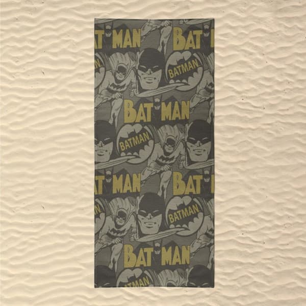 Batman håndkle 180 x 90 cm badehåndkle badehåndkle dc comics