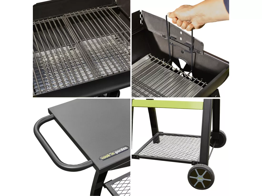 Barbecue au charbon de bois TONINO 50 - COOK'IN GARDEN