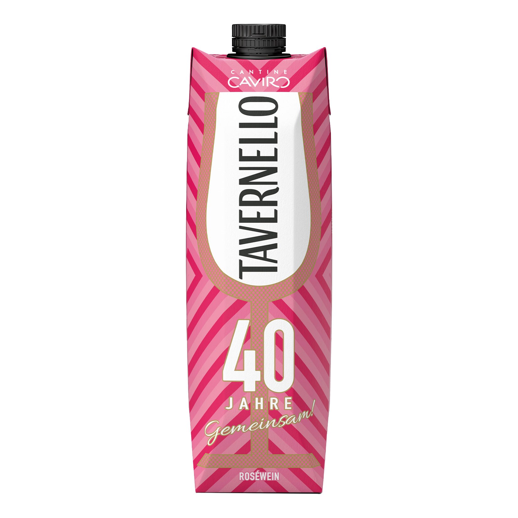 Tavernello Rosato Vino d'Italia 11,0 % vol 1 Liter, 10er Pack