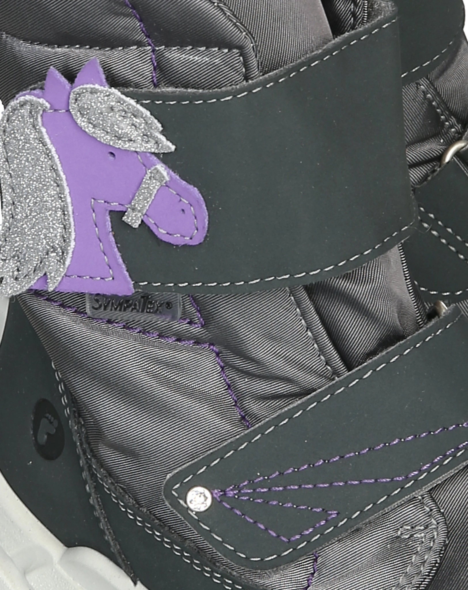 Winterboots GAREI in grigio/patina