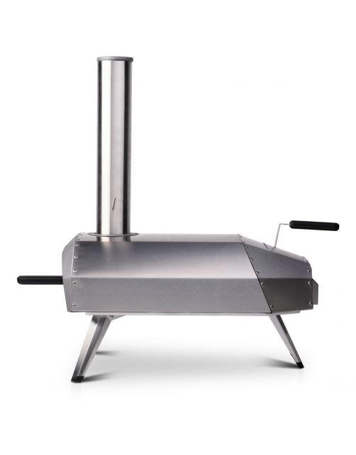 Ooni Pizzaoven Karu - Buitenkeuken - 77x40x80 cm 12 kg Zilver Hout Of Houtskool Gestookt