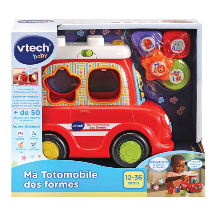 Ma Totomobile des formes - Ecru
