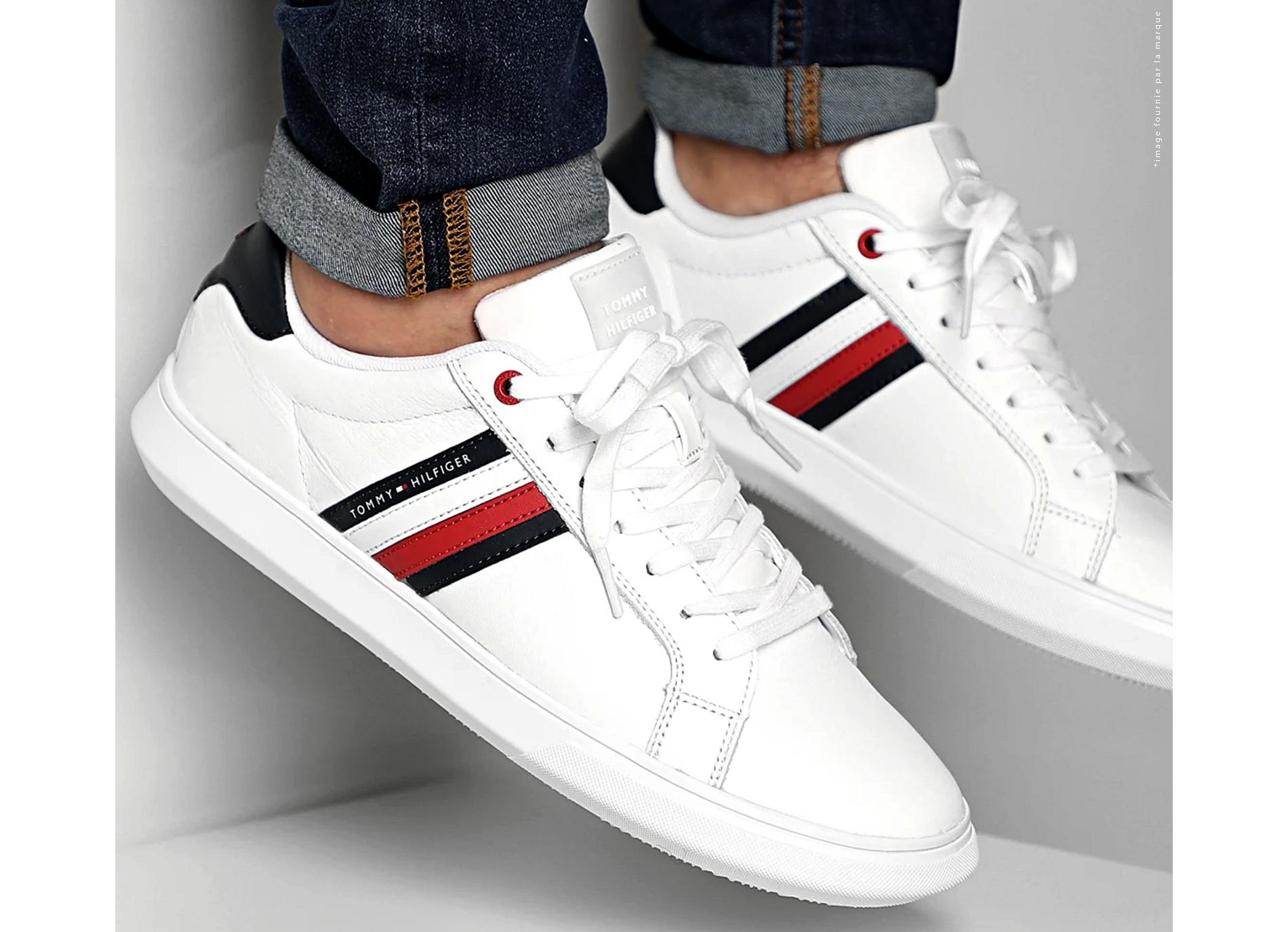 Essential leather cupsole 2668 blanc