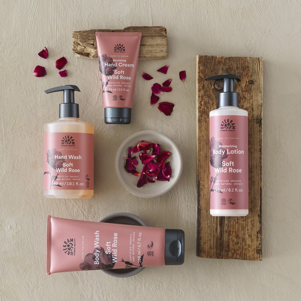 Urtekram Soft Wild Rose Body Wash - 200 ml.
