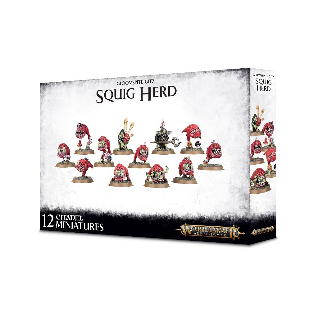 Age of Sigmar : Destruction - Gloomspite Gitz Squig Herd