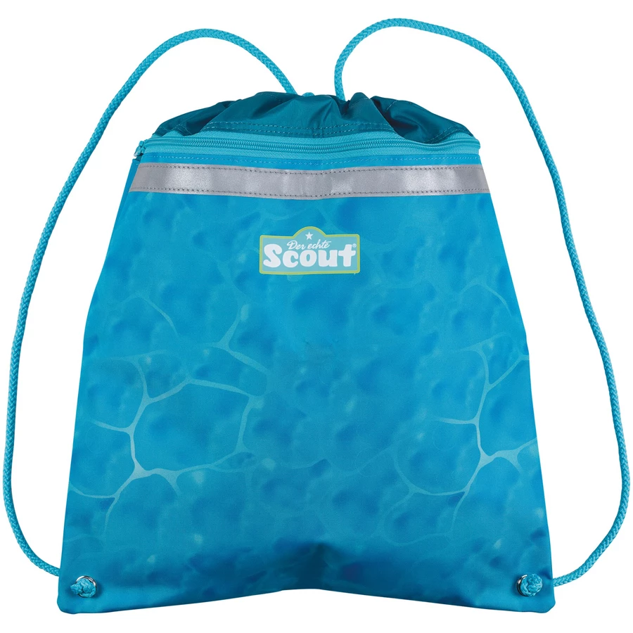 Scout Genius DIN - Schulranzen Set 4 tlg. mit Turnbeutel Water Lily