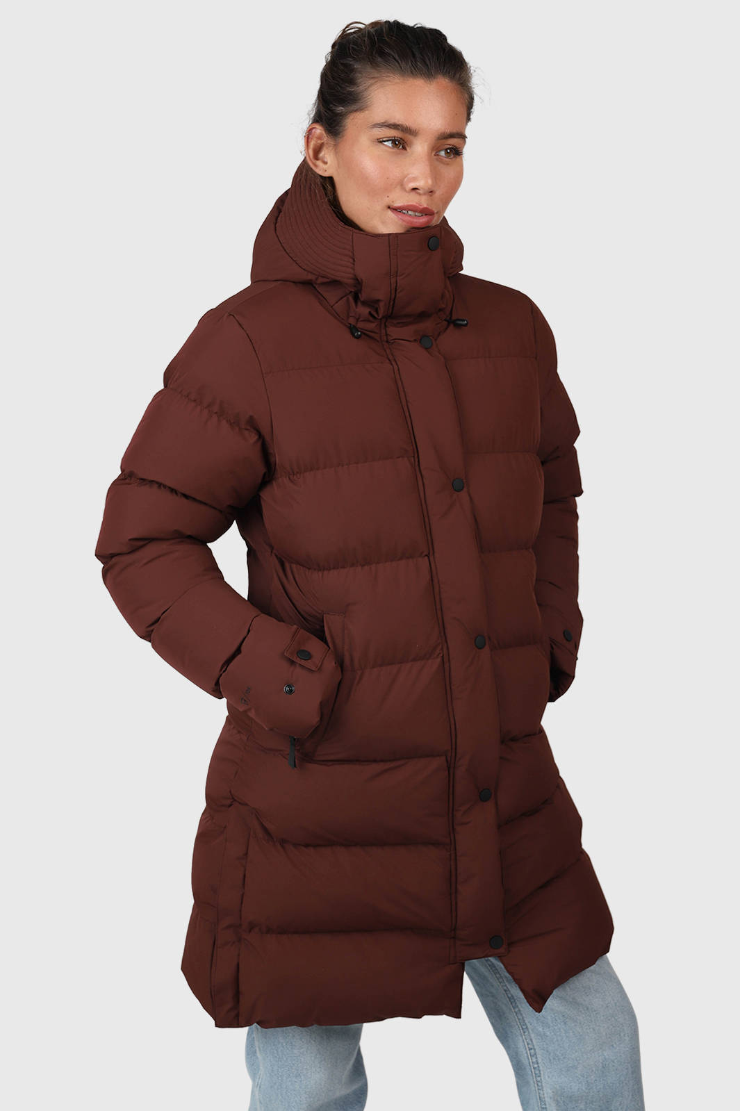 Brunotti outdoor jas Madwell donkerrood