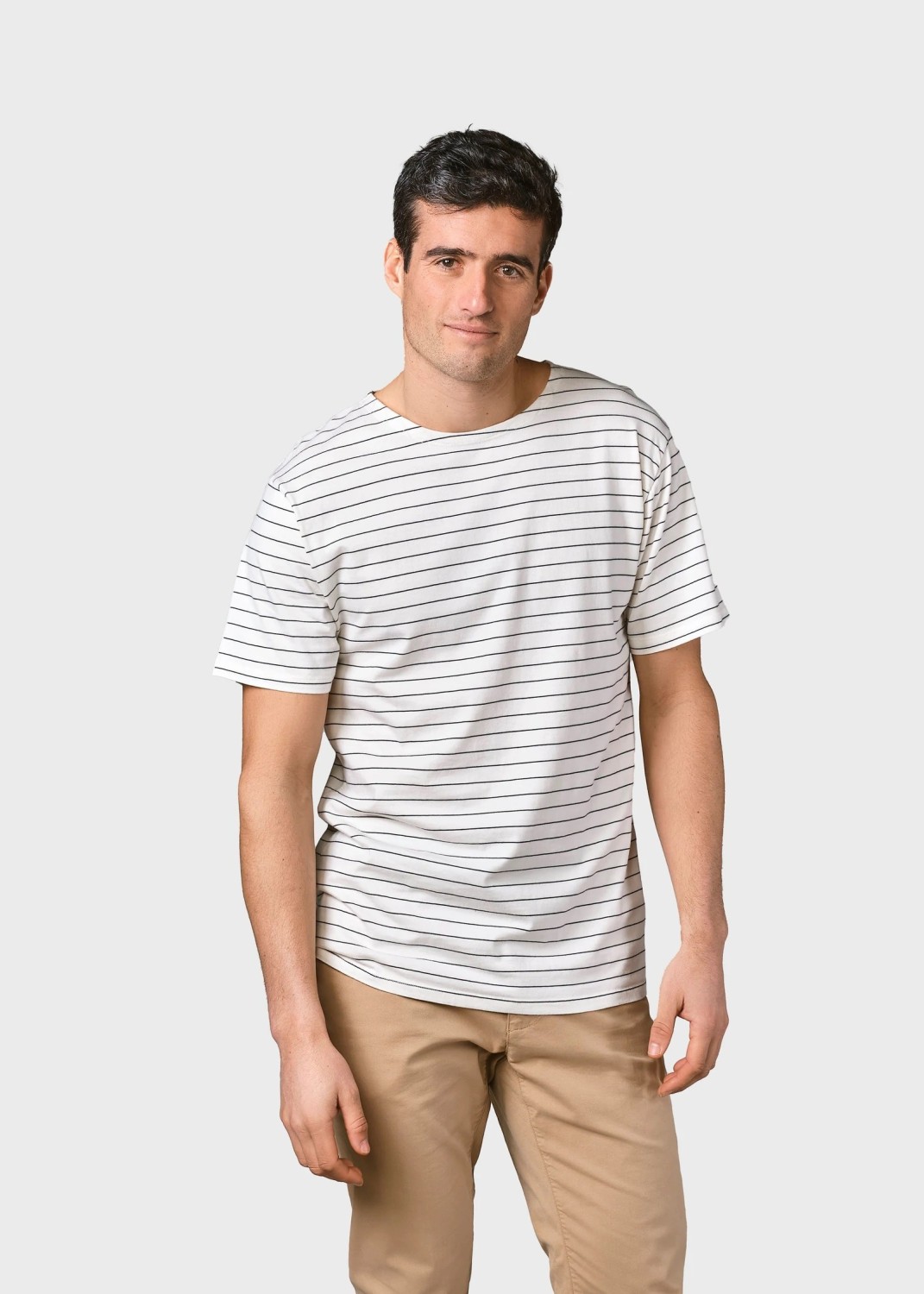 Klitmøller Collective T-Shirt Tom Tee Cream/Navy