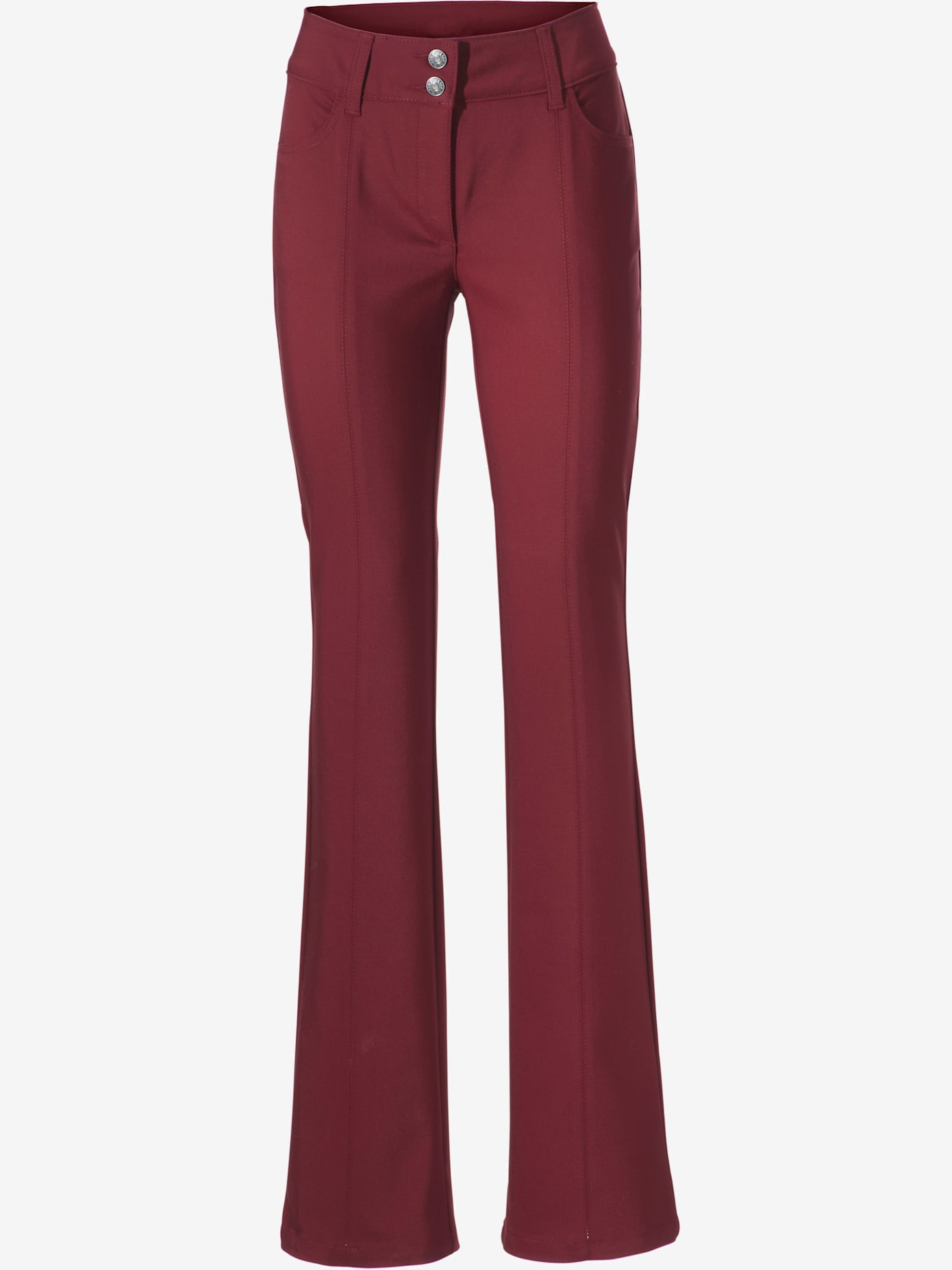 Pantalon effet ventre plat coupe bootcut tendance