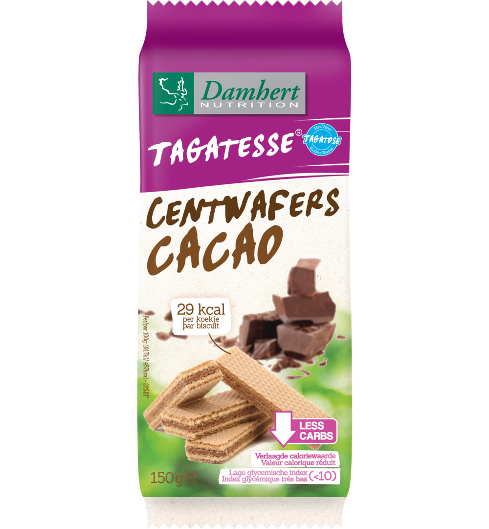 Damhert Centwafers Chocolade (150 gr)