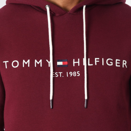 Sweat Capuche Logo 1599 Bordeaux