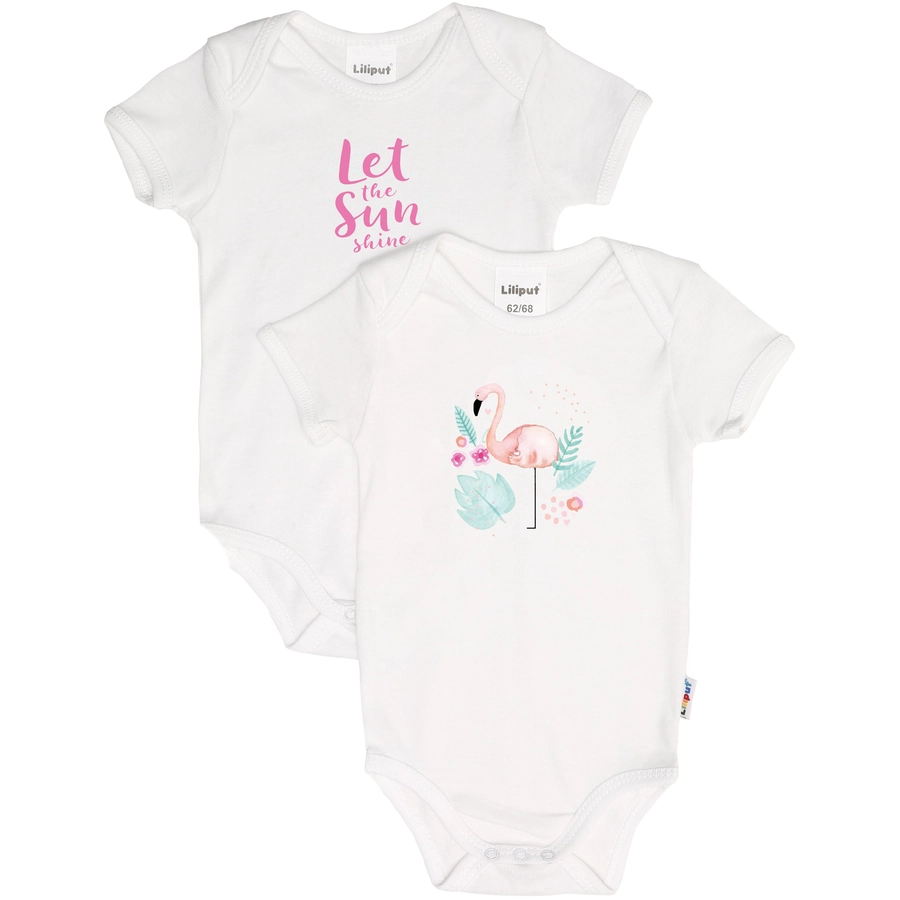 Liliput Kurzam-Bodies 2er-Pack weiß