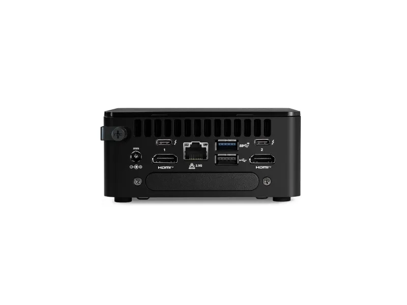 ASUS NUC 13 Pro Tall Kit RNUC13ANHI300000I - Barebone - mini PC 1 x Core i3 i3-1315U / op til 4.5 GHz - RAM 0 GB - UHD Graphics - IEEE 802.11ax (Wi-Fi 6E), Gigabit Ethernet, 2.5 Gigabit Ethernet, Bluetooth 5.3 - sort
