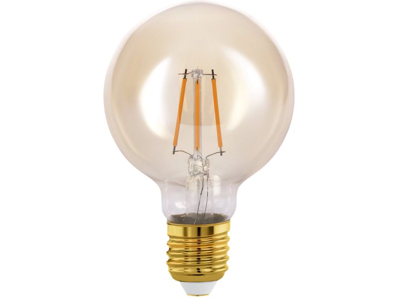EGLO Leuchten Lampe 4 W E27 Warmweiss Filament LED-Glühbirne in antikem Vintage Design