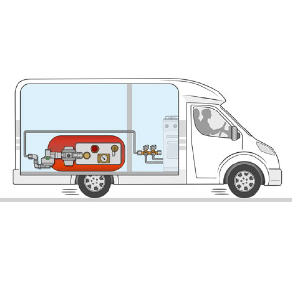 Détendeur Gaz Caramatic DriveOne GOK horizontal