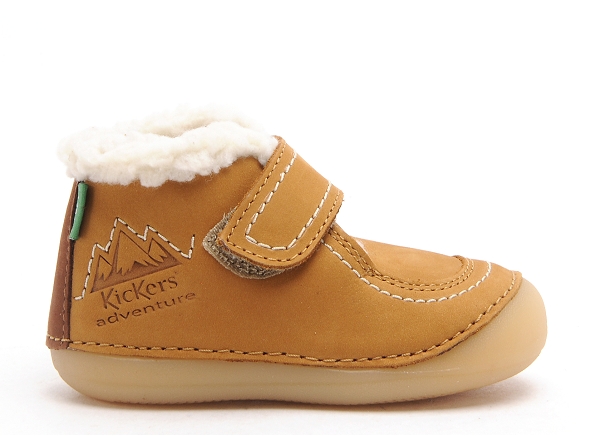 Kickers boots bottine bebe somoons marron