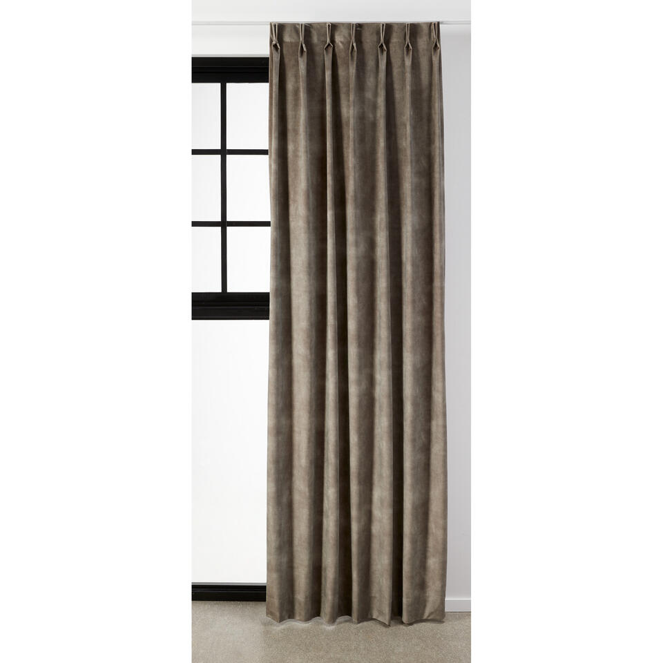 Gordijn Rosy Taupe