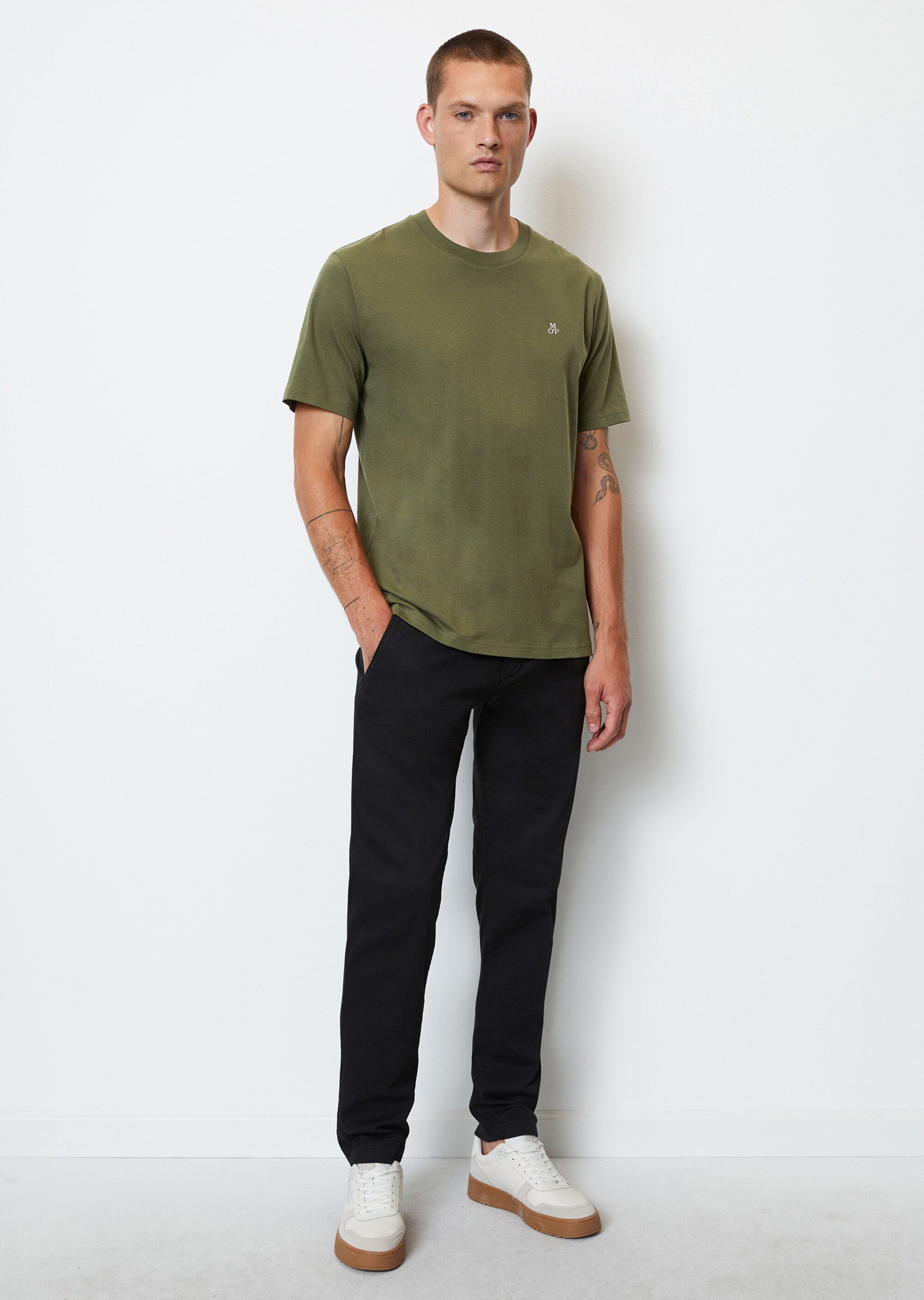Basic-T-Shirt regular aus reiner Bio-Baumwolle