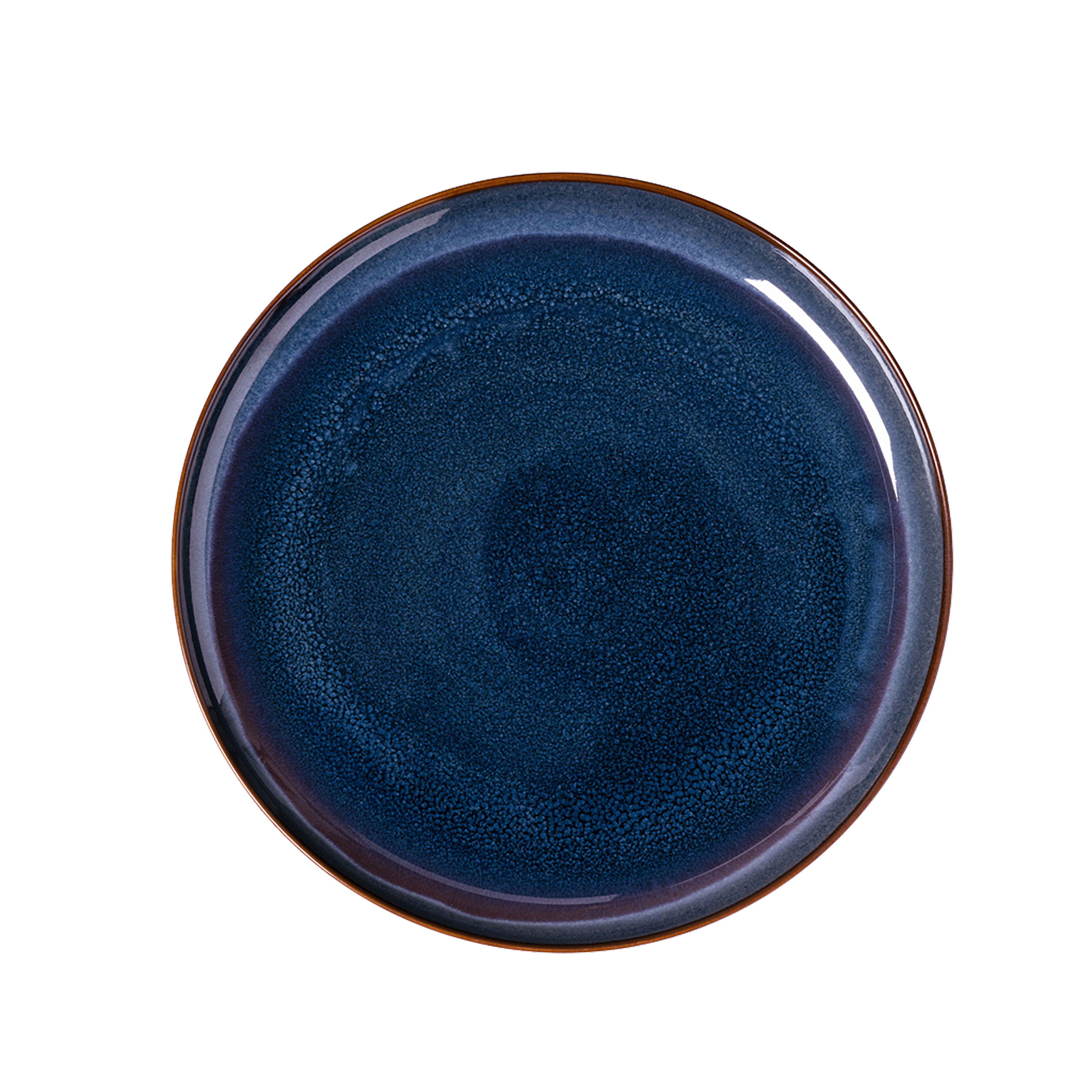 Crafted Dinner plate Blue, 11.5'', Premium Porcelain