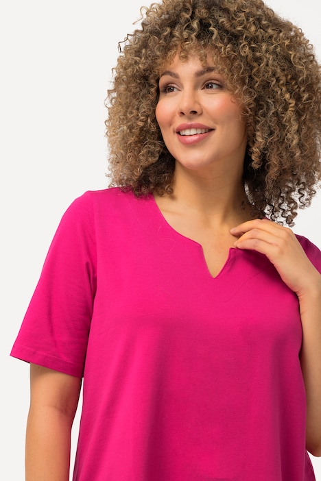 T-Shirt, A-Linie, Carree-Ausschnitt, Halbarm