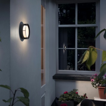 Philips buitenlamp Actea zwart