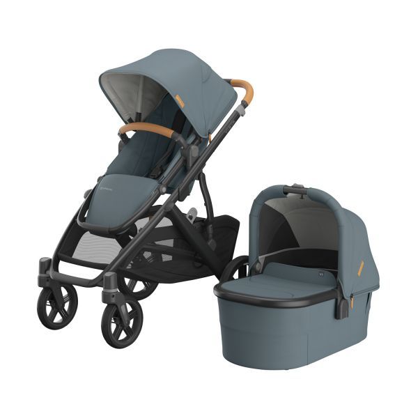 UPPAbaby VISTA V3 Kinderwagen 4-in-1 - Dillan | Joolz X Maxi-Cosi Pebble 360 Pro 2 Autostoeltje | Maxi-Cosi FamilyFix 360 Pro