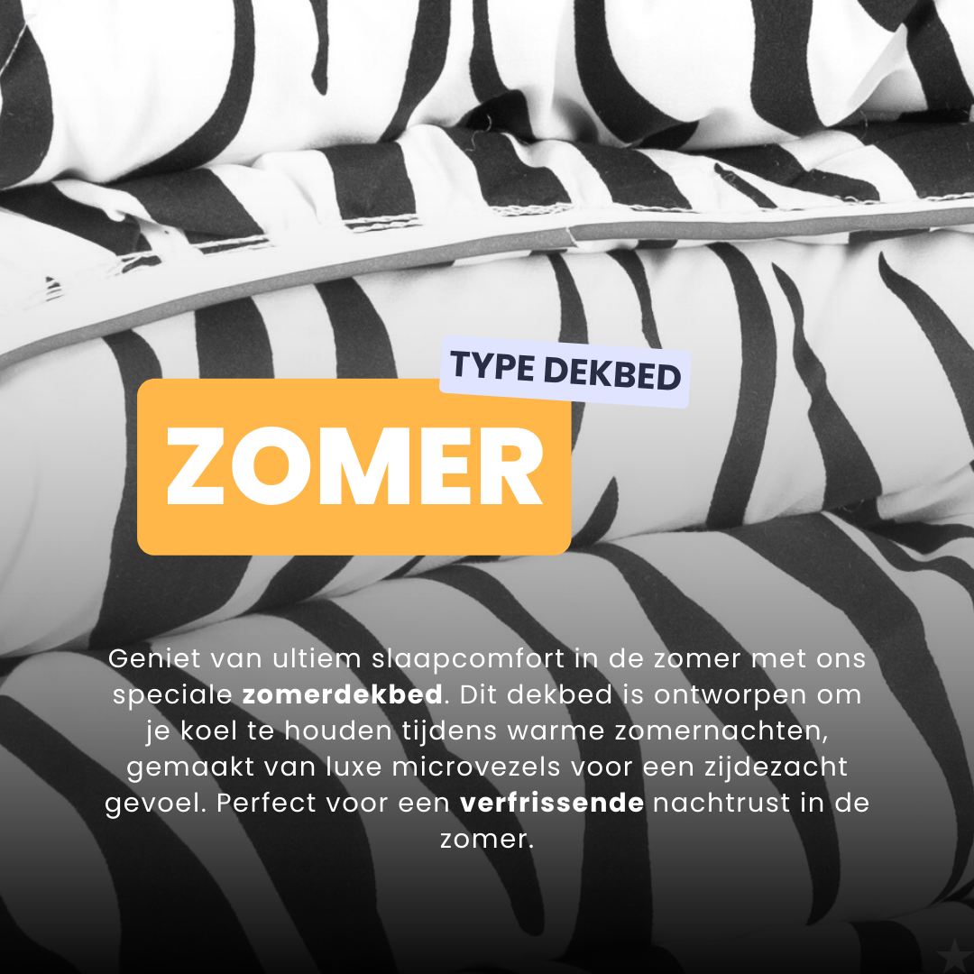 HappyBed Zebra Sommerdecke -  160x200 cm