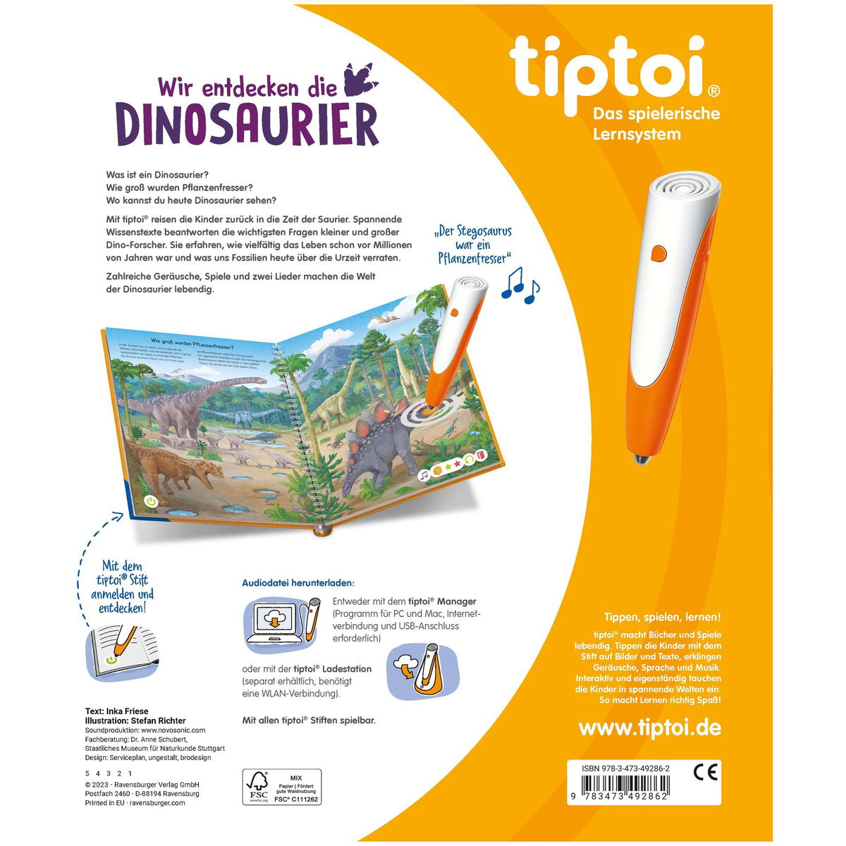 RavensburgerRavensburger   tiptoi Wir entdecken die Dinosaurier