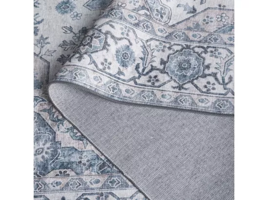 Tapis Ivory & Blue 183 X 183 cm - Coraline