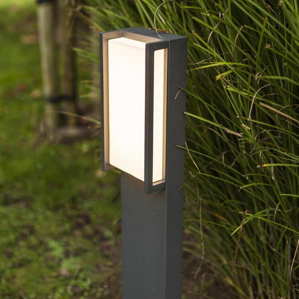 LED-padverlichting Qubo in antraciet 16W 1200lm IP54