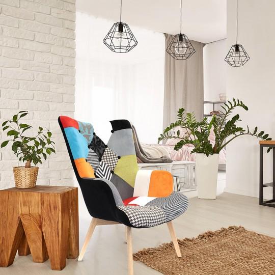 FAUTEUIL HELSINKI PATCHWORK