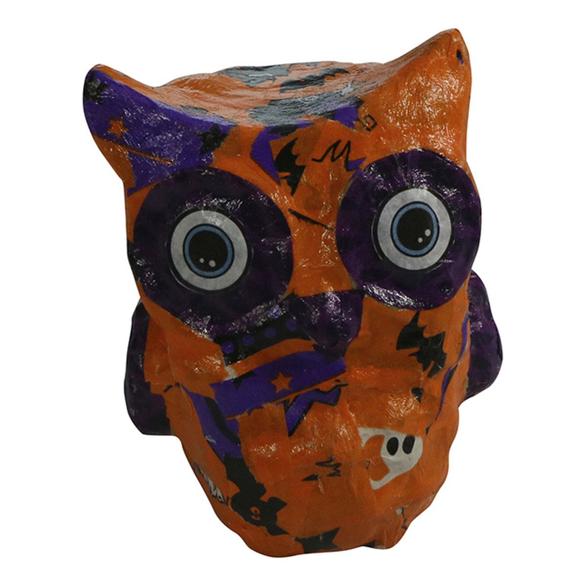 Chouette en papier mâché