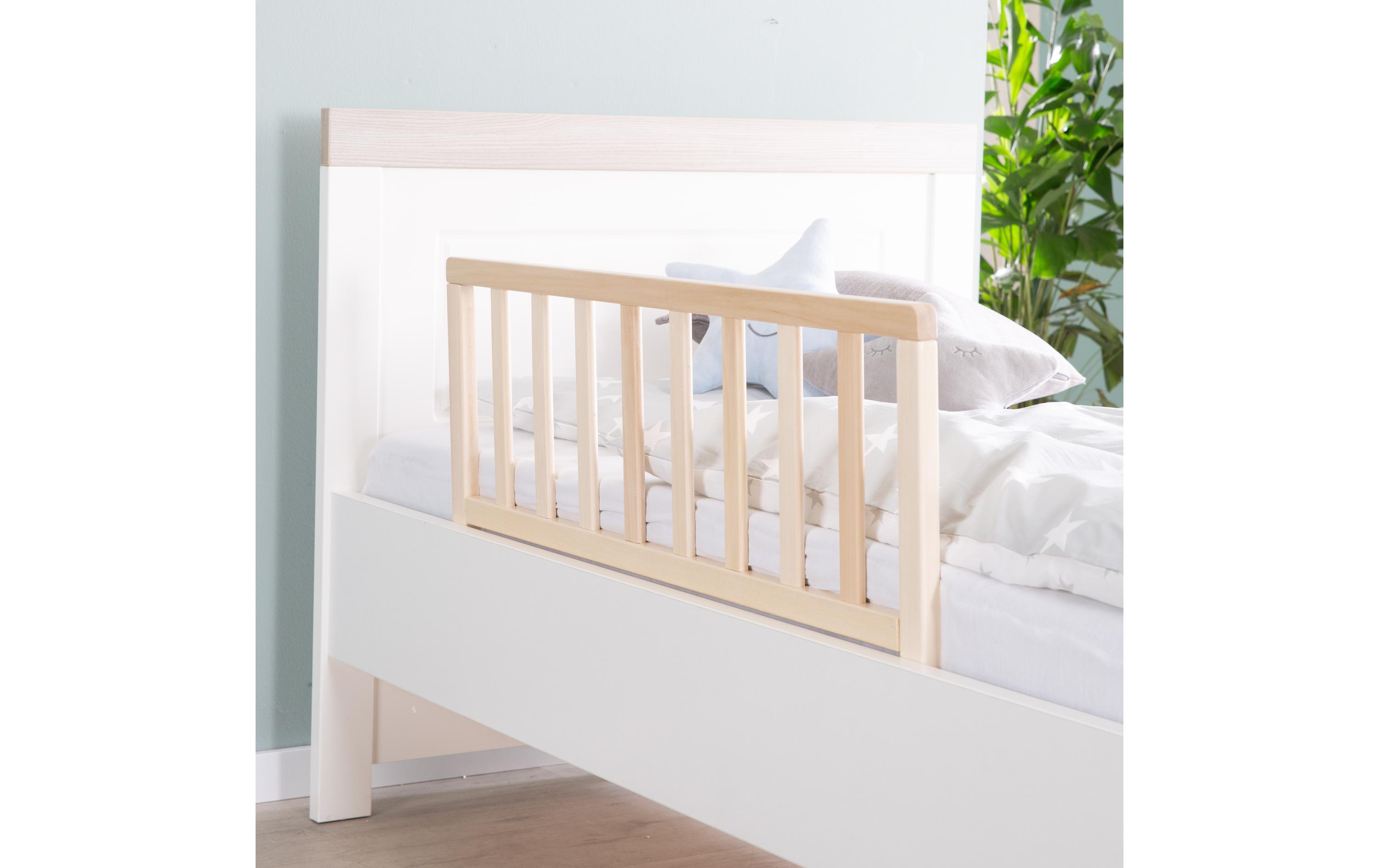 Bettgitter Nature 90 cmSicheres Bettschutzgitter aus Holz