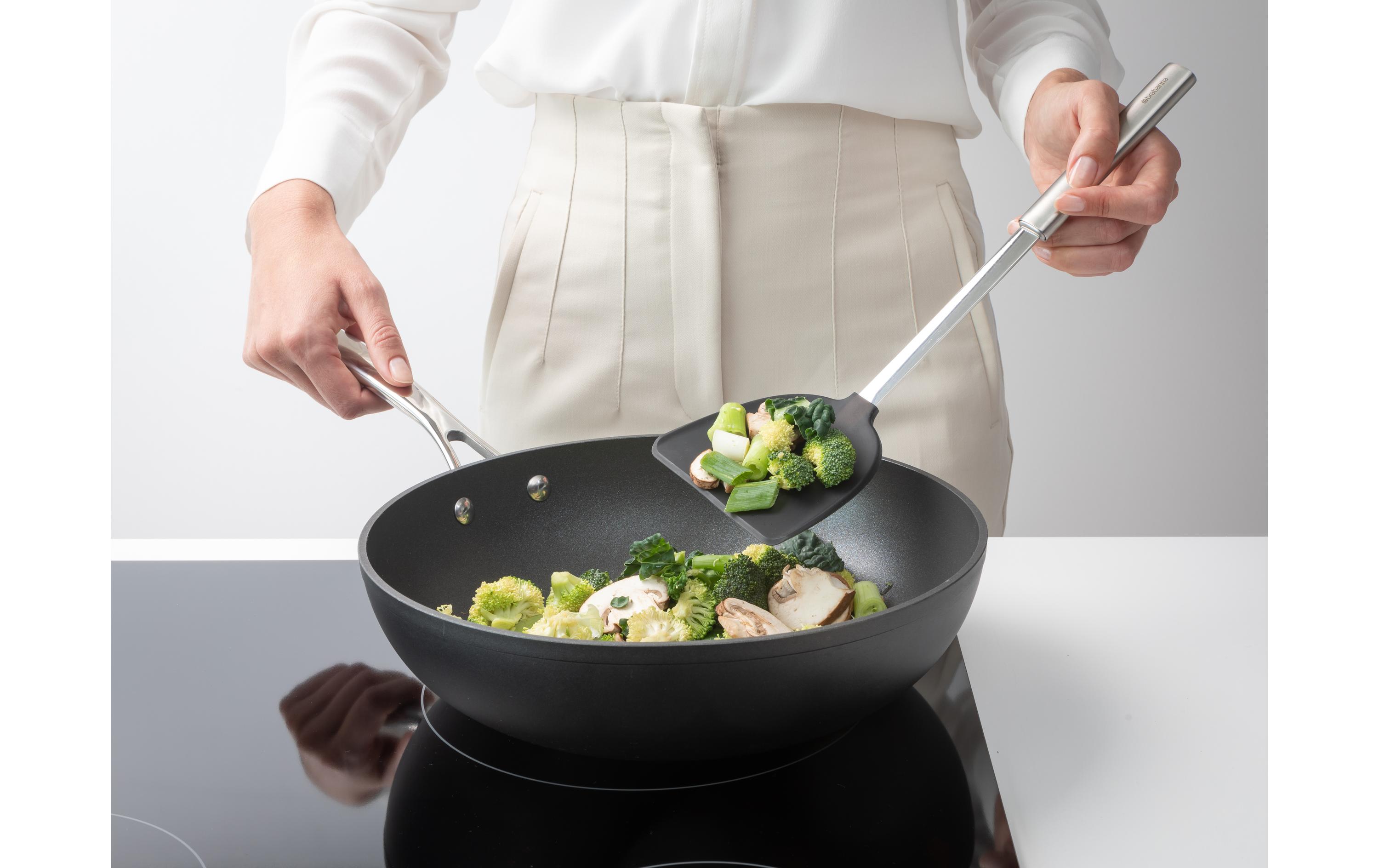 Wok-Wender Profile Line SilberSilikonwender für Wok