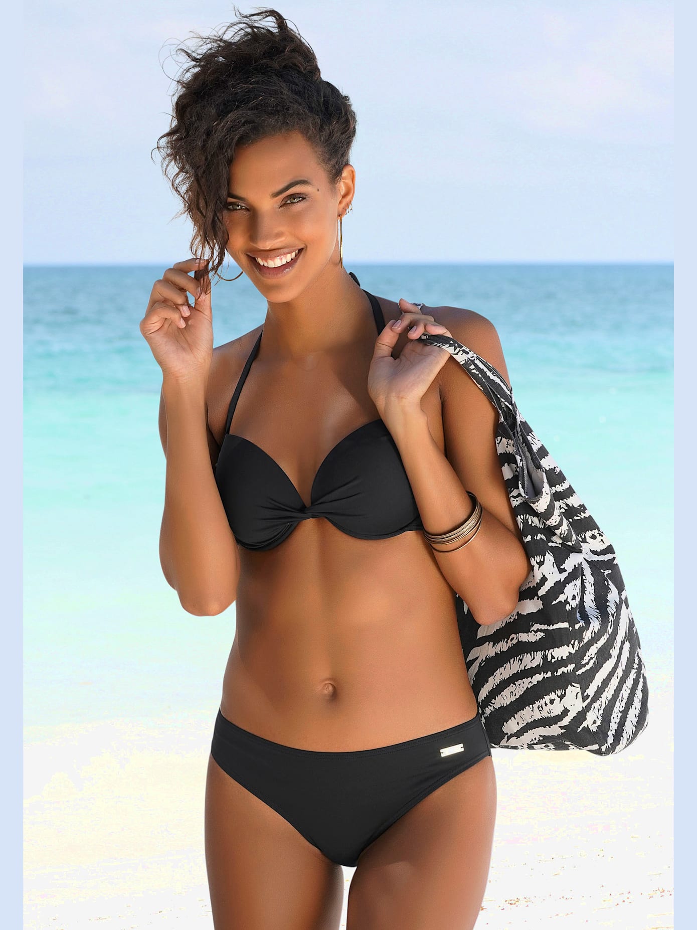 Haut de bikini push-up renfort intégré pour un joli décolleté