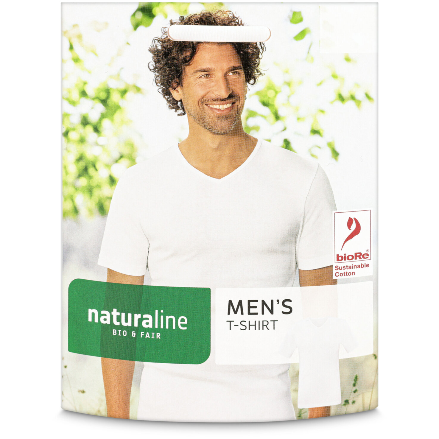 Naturaline Textil Herren Shirt weiss S