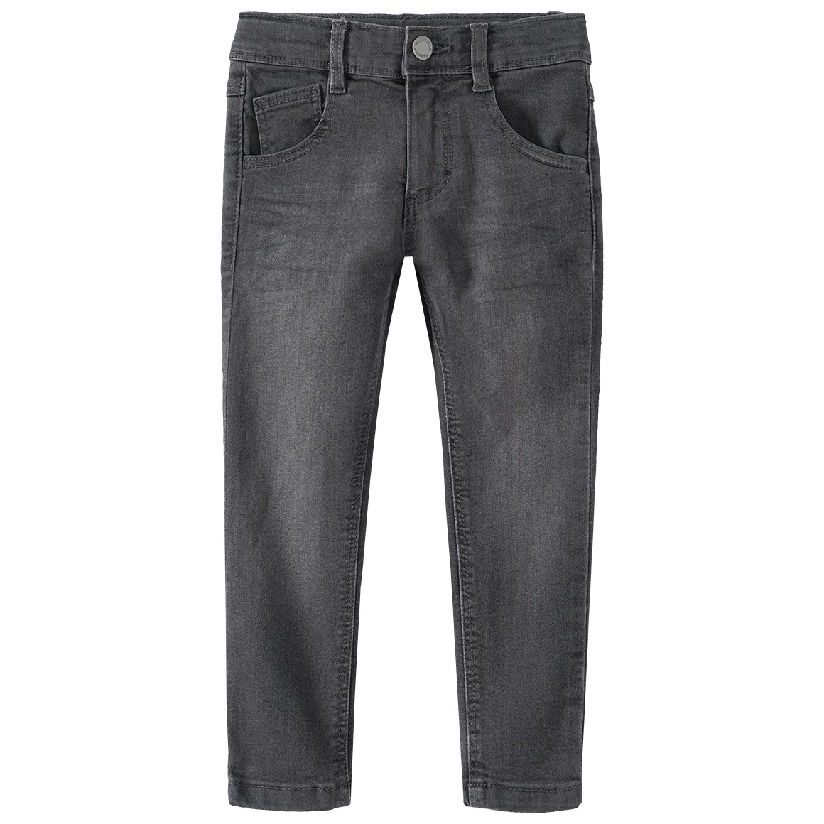 Famy 2 Jungen Skinny-Jeans im 5-Pocket-Style dunkelgrau / schwarz