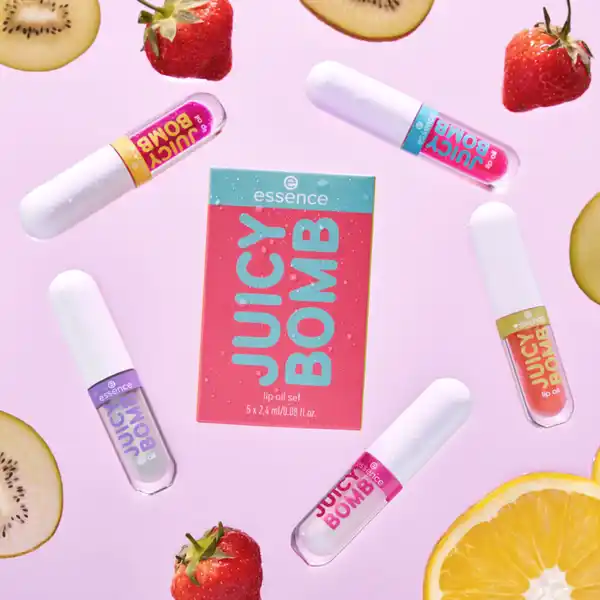 JUICY BOMB lip oil set 01 Glossy days ahead!