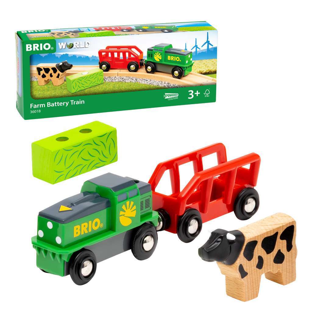 BRIO Spiel Bauernhof-Batterie-Zug
