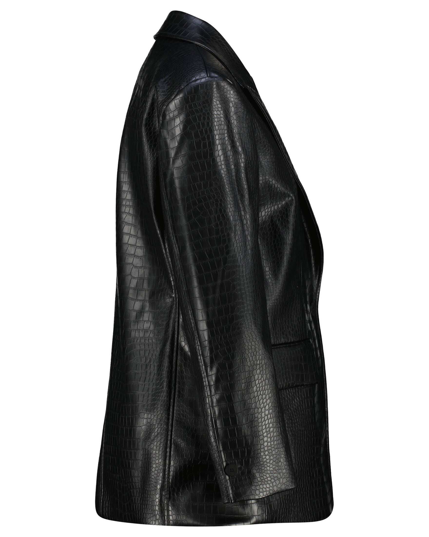 HUGO| Damen Kunstleder-Blazer AMASALA-1