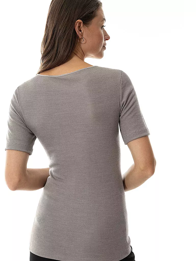 MEY T-Shirt LOVE hellbraun